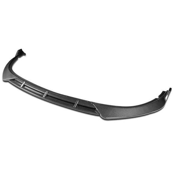 For 2016 to 2018 Optima LX EX LX-Turbo 3Pcs Carbon Fiber Look STP-Style Car Front Bumper Lip Guard Body Kit 17