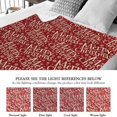thumbnail image 4 of npkgvia Red Blanket，Christmas Throw Blanket，Christmas Fleece Blanket，Holiday Blankets，Christmas Plush Blanket，100X77cm， Modern Holiday Party Flannel Cozy Washable Living Room Couch Bed 47x60inch, 4 of 8