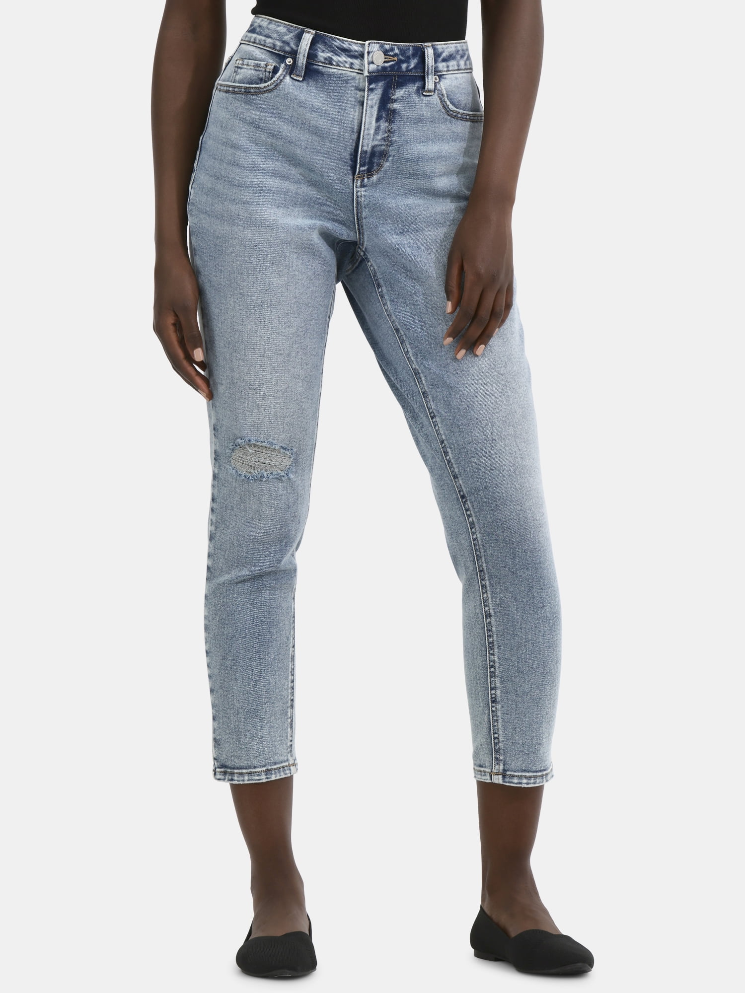 マム ZyeKqe Skinny Pants for Women Stretchy High Waisted Jeans Full