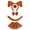 Brown dog 5pcs set, variant on Dog Costumes for Kids Girls Halloween Cosplay Accessories with Dog Ears Headband Tail Tutu Skirts Set