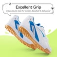 thumbnail image 3 of Tacos de Fútbol DREAM PAIRS KKUMSO2504 Blanco Azul Talla 4, 3 of 6