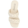 thumbnail image 4 of Journee Womens Kyaa Braided Strap Platform Sandals, 4 of 9