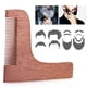 thumbnail image 5 of Peine para barba para hombres, madera de pera, peine para el cuidado de la barba para hombres, peine para barba para hombres, confiabilidad excepcional, 5 of 5