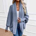 thumbnail image 5 of Womens Oversized Cardigan Sweaters Open Front Knit Casual Long Sleeve Fall Sweater Coats, 5 of 5