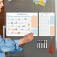 thumbnail image 2 of LCXmlly Magnetic Calendar Magnetic Calendar Kit Scratch proof Dry Erase Fridge Weekly Planner, 2 of 9