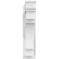 thumbnail image 2 of 7"W x 30"D x 30"H Merced Architectural Grade PVC Outlooker with Traditional Ends, 2 of 8