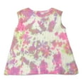 thumbnail image 2 of B-Nu by Purple Orchid - Baby Girls Sleeveless Tie Dye Top 23145-12Months (purple tie dye), 2 of 3