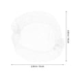 thumbnail image 3 of Shisuyan Hair Net White Polyester 10Pcs 4In, 3 of 8