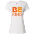 thumbnail image 3 of Inktastic Be Kind Logo In Orange Women's T-Shirt, 3 of 5