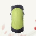 thumbnail image 3 of MEIBUTYUP Lightweight Sleeping Bag Compression Sack Green, Water-Resistant Outdoor Camping Gear Storage, 3 of 8