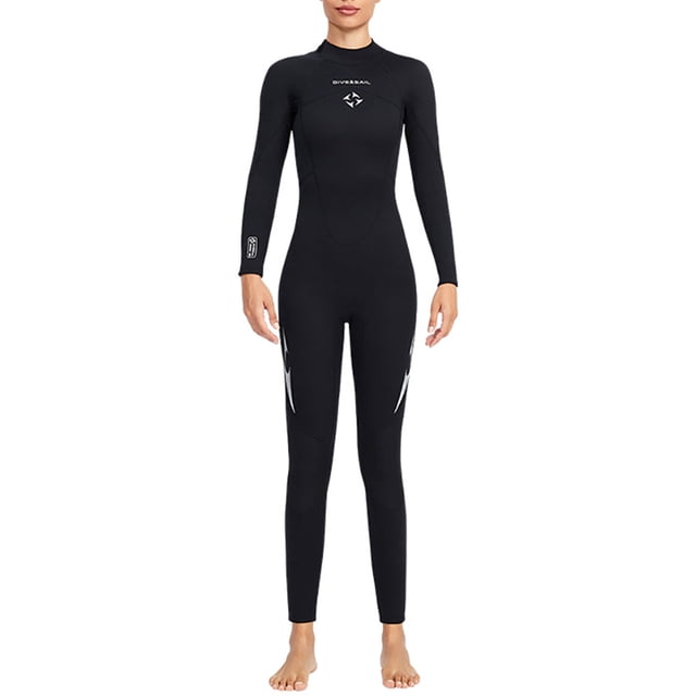 Naiovety DIVE SAIL Trajes de neopreno de 3MM Traje de buceo de neopreno SCR Pantalones largos de manga larga Traje de surf resistente al desgaste para Deportes acuáticos TYPE2 NO2 Naiovety OD003296-09