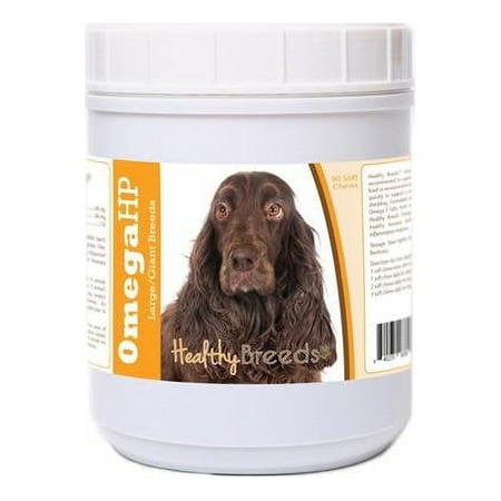 UPC: 0840235187813 | Healthy Breeds Field Spaniel Omega HP Fatty Acid Skin and Coat Support Soft Chews