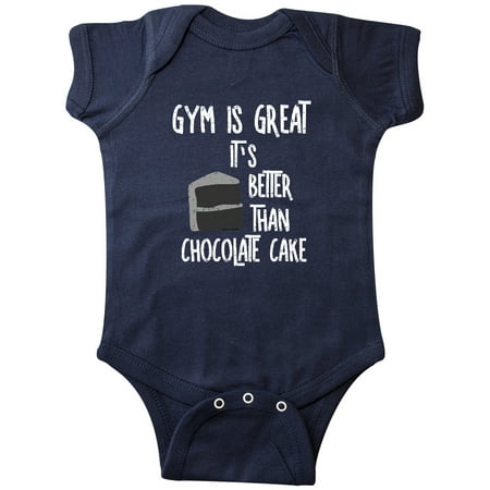 

Inktastic Gym Is Great White Text Gift Baby Boy or Baby Girl Bodysuit