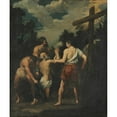 thumbnail image 2 of Guido Reni 15x17 Black Ornate Wood Framed Double Matted Museum Art Print Titled - Martyrdom of Saint Andrew (1600s), 2 of 5