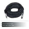 thumbnail image 3 of Cable de audio Unique Bargains 360 Grados Rotativo Nylon 10m Negro, 3 of 7