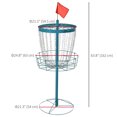 thumbnail image 2 of CoSoTower Panier d'Entraînement Portable à 24 Chaînes pour Cible de Disque de Golf, Support, Assemblage Facile et Panier Léger avec Sac de Transport, Bleu Marine, 2 of 7