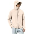 thumbnail image 2 of Stamzod Fishing Shirts for Men Summer Long Sleeve Sun Protection Hoodie Jacket Men's Rash Guard with Pocket Beige-1 XXL, 2 of 5