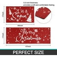 thumbnail image 3 of Christmas Kitchen Rugs Christmas Rug Christmas Kitchen Decor Let It Snow Red Kitchen Rugs Christmas Kitchen Mat Christmas Mat Kitchen Runner Rugs Comfort Home Decor Non-Slip Floor Mat Doormat, 3 of 5