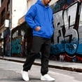 thumbnail image 5 of Oversized Hoodie Set for Men – Casual Comfortable Loose Outfit with Pocket Drawstring for Daily, Gym & Lounging Fall/Winter Wearing, 5 of 8