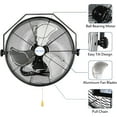 thumbnail image 3 of BILT HARD 4300 CFM 18 in Industrial Wall Mount Fan 3-Speeds High Wall Fans with Sealed Motor Heavy Duty Metal Barn Fans for Garage Commercial Warehouse Shop Use, 3 of 9
