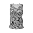 thumbnail image 4 of Lsque Black Leopard Printed Workout Tank Tops for Women, Athletic Sports Tank Tops, Compression Sleeveless Dry Fit Shirts,Sleeveless Yoga Shirt-Medium, 4 of 9