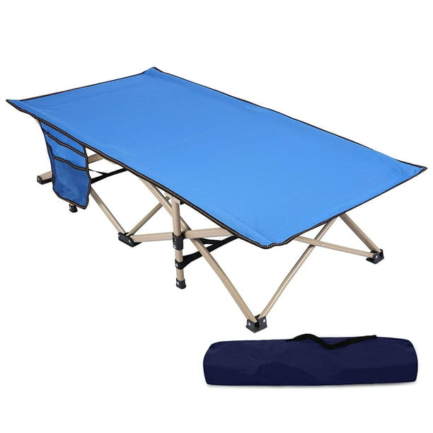 REDCAMP Comfy Foldable Camping Cot for Children Portable Toddler Travel Bed with Removable Sleeping Bag Pink Walmart