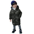 thumbnail image 4 of Durtebeua Baby Girls Boys Hooded Down Jacket Baby Boys Girls Autumn Winter Long Sleeve Thick Warm Outerwear 2-3 Years, 4 of 5