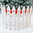 thumbnail image 6 of Christmas Tree Scene Decorative Fence, PVC Christmas Fence, White Deer Snowflake Cut-Out Garden Fence Panels, Durable Weather-Resistant PVC Material, Easy Assembly Holiday Outdoor Indoor Decor, 6 of 6