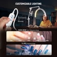 thumbnail image 4 of LED Half Moon Lash Light Neewer 22" Foldable Desk Lamp, 4 of 8