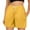 Yellow, variant on TSADFHJI Wool Skirt Drawstring Color Waist Comfy Solid Elastic Shorts Pants Women Pocket Casual Pants Xl Red