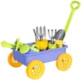 thumbnail image 4 of Set de jardinería DeaO Kids Garden Wagon Wheelbarrow con 10 accesos., 4 of 7
