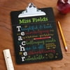 Colorful Teacher Personalized Clipboard