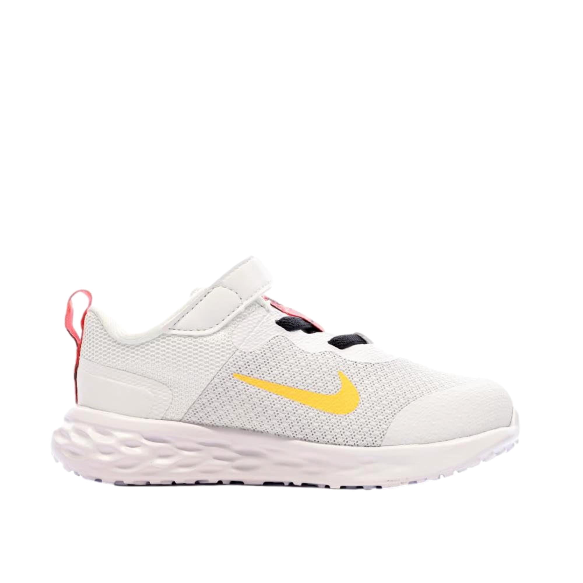 Nike Revolution 6 White / Pink  DD1095-101 Pre-School Size 13