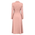 thumbnail image 3 of Gytharion Women's Double Breasted Blazer Dresses Lapel Collar A-Line Dresses Long Sleeve Classic Stylish Midi Dresses for Special Occasions, 3 of 6