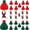Red, variant on 30 Pcs Mini Hat for Craft Knit Small Snowman Hat Mini Christmas cap Scarf Tiny Santa cap Ornament