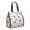 Alien UFO White Pattern, variant on Alien UFO White Pattern Insulated Lunch Bag for Women/Men,Minimalist Lunch Bag,Canvas with Velcro Closure,Built-in Pocket,11x10x6 Inches,8.66L