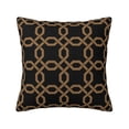thumbnail image 1 of ZICANCN Black Track Pattern Decorative Throw Pillow Covers, Bed Couch Sofa Decorative Knit Pillow Covers for Living Room Farmhouse 24"x24", 1 of 8
