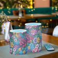 thumbnail image 3 of Yayeee Flameless Candles with Remote Flickering Battery Operated Multi Color Changing, Charming Floral Pattern, 3 of 7