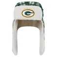 thumbnail image 2 of New Era Green Green Bay Packers Sideline Plaid Sherpa Trapper Hat, 2 of 4