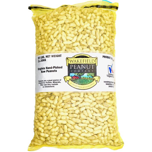 Virginia Peanuts Bulk Inshell Animal Peanuts For Squirrels Birds Deer Pigs And A Wide Variety Of Wildlife 25lb Bag Raw Peanuts Bulk Nuts Blue Jays Cardinals Woodpeckers Parrots Doves Walmart Com
