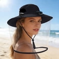 thumbnail image 3 of BotaniNest Solar Fan Cap Wide Edge Fan Sun Cap Control Cap For And Solar USB Charging Cap With Net, 3 of 4