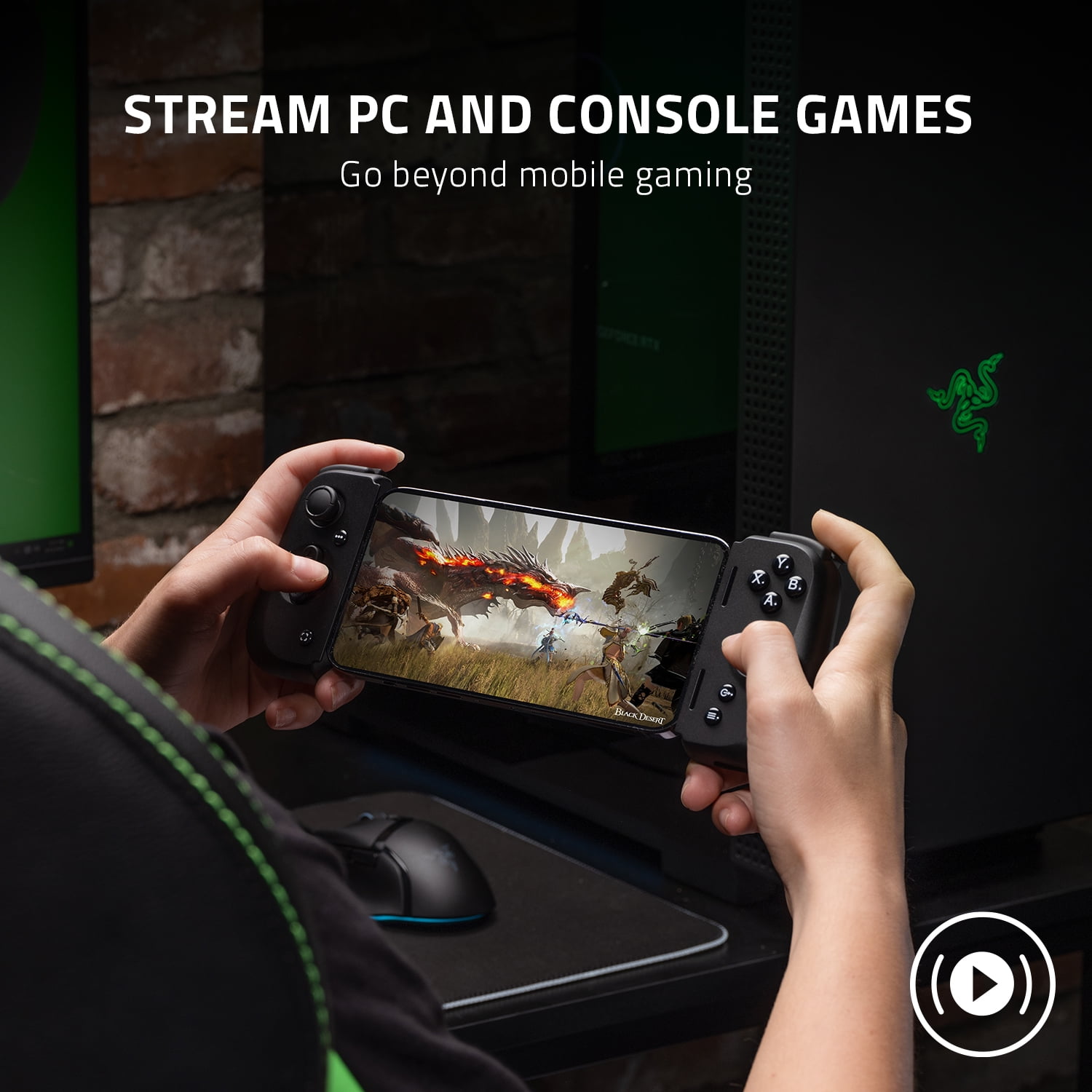 Razer Kishi V2 Mobile Gaming Controller for Android: Console Quality  Controls - Universal Fit - Stream PC, Xbox, PlayStation, Touch Screen  Android Games - Customizable Triggers - Ergonomic Design : Everything Else  