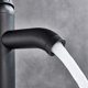 thumbnail image 2 of Grifo de baño en cascada, grifo monomando para lavabo de baño, grifo de bidé negro para agua fría y caliente, disponible con estructura de latón, 2 of 5