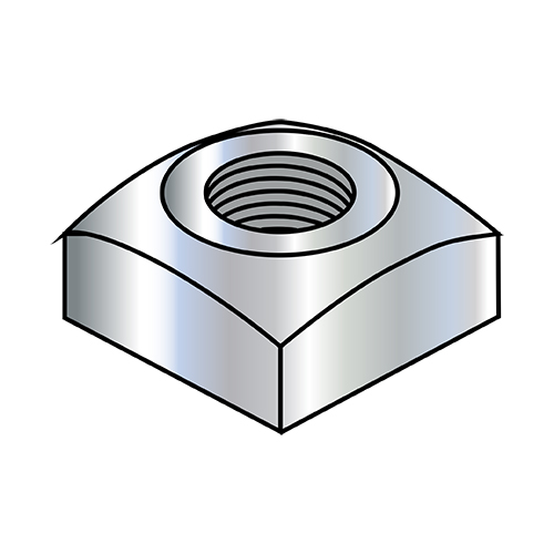 1 1/4-7 Regular Square Nut Zinc (Pack Qty 20) BC-125NQR - image 1 of 1