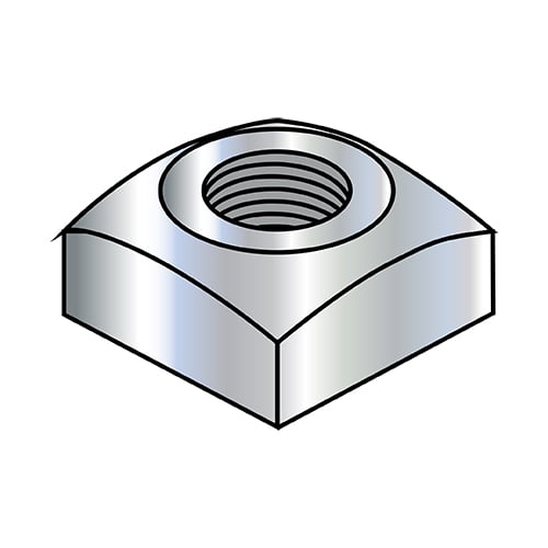 1 1/4-7 Regular Square Nut Zinc (Pack Qty 20) BC-125NQR