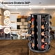 thumbnail image 2 of Especiero Giratorio 360º, Organizador para Cocina, Especiero con 20 Frascos de Vidrio, 5 Niveles, Especie de Cocina, Estante Organizador de Especias, 34 * 22 * 22 cm (Negro), 2 of 10