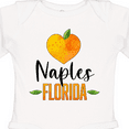 thumbnail image 4 of Inktastic Naples Florida Orange in Heart Boys or Girls Long Sleeve Baby Bodysuit, 4 of 5