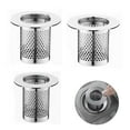 thumbnail image 3 of Shower Drain Strainer Hair Silver Stainless Steel Sink Strainer Kitchen Bathroom C YIWEI, 3 of 8