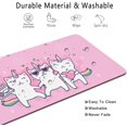 thumbnail image 5 of Cute Cat Pink Desk Mat,Extended Gaming Mouse Pad Large Non-Slip Rubber Base Mousepad with Stitched Edges,Waterproof Desk Pad for Computer/Laptop/Work/Office/Home 31.5" X 15.7", 5 of 6