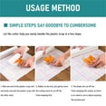 thumbnail image 3 of RKSTN Cling Wrap Cutter Plastic Wrap Dispenser with Cutter Aluminum Foil Dispenser Refillable Wrap Dispenser Plastic Food Wrap Dispenser Cling Film Dispenser. Kitchen Gadgets, 3 of 4